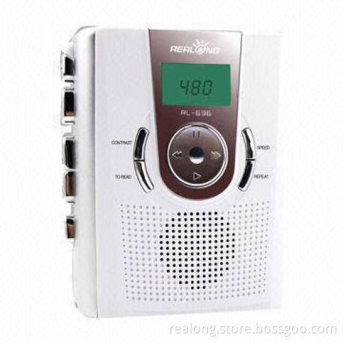 Simple Cassette Recorder with 5 variable speed and long time repetition